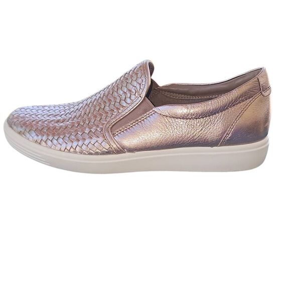 Ecco Women's Metallic Slip-On Loafers - Picture 3 of 10